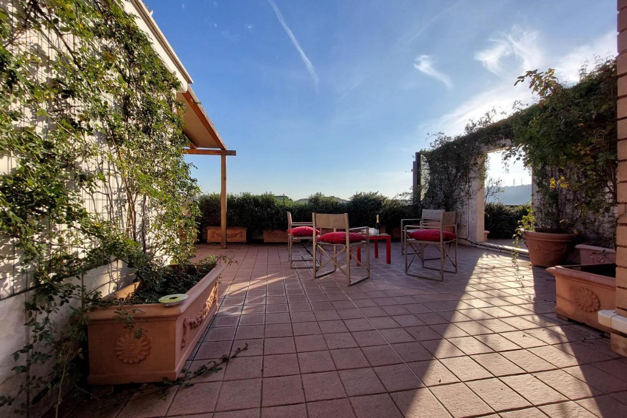 Beautiful Loft In Ponte Milvio With Terrace Roma Exterior foto