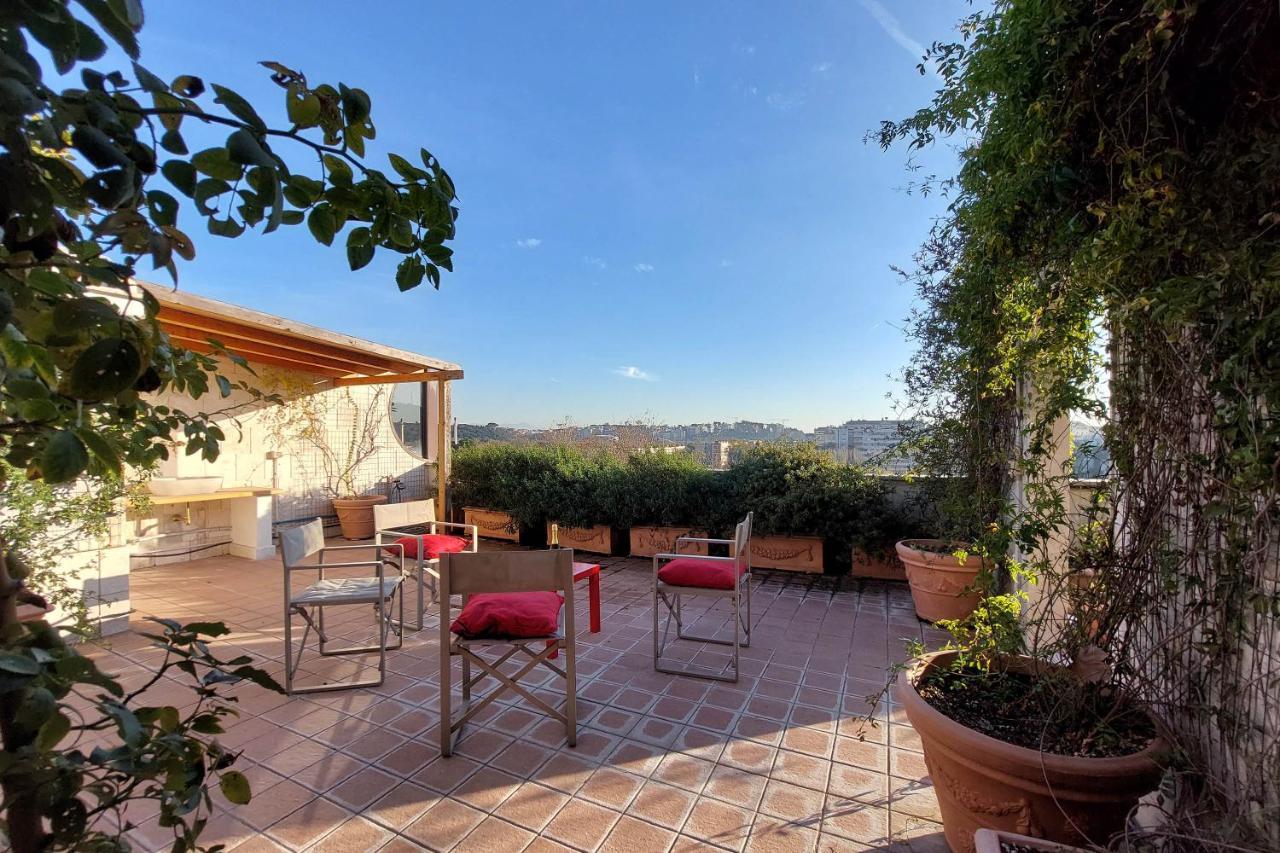 Beautiful Loft In Ponte Milvio With Terrace Roma Exterior foto