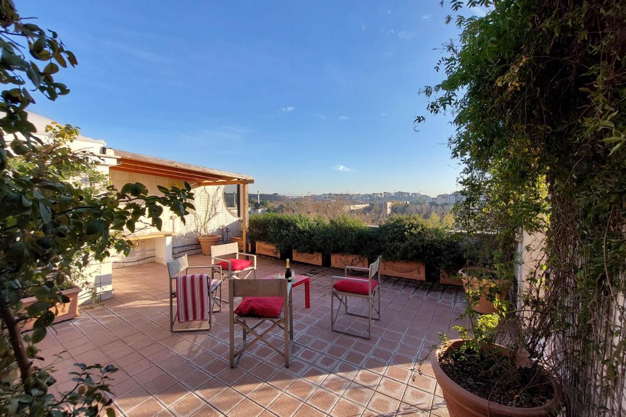 Beautiful Loft In Ponte Milvio With Terrace Roma Exterior foto