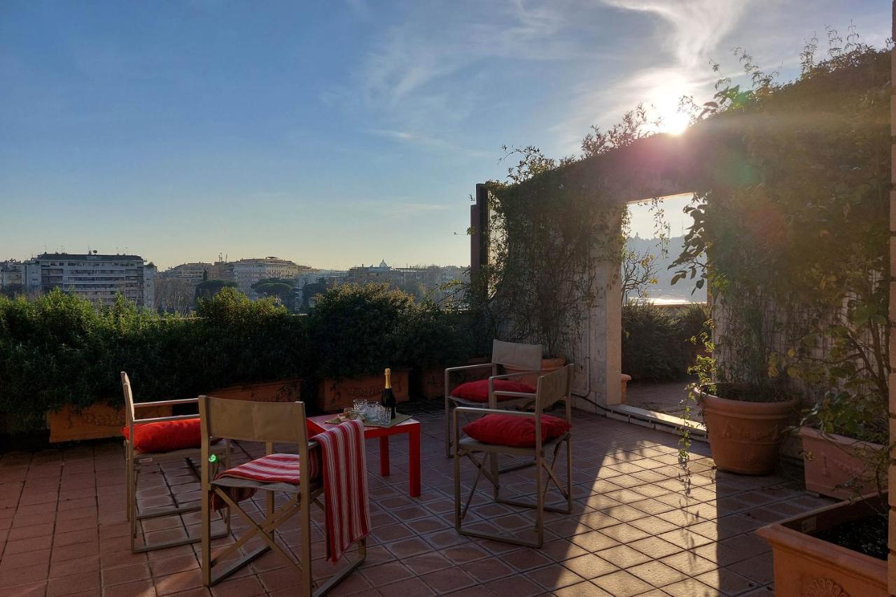 Beautiful Loft In Ponte Milvio With Terrace Roma Exterior foto