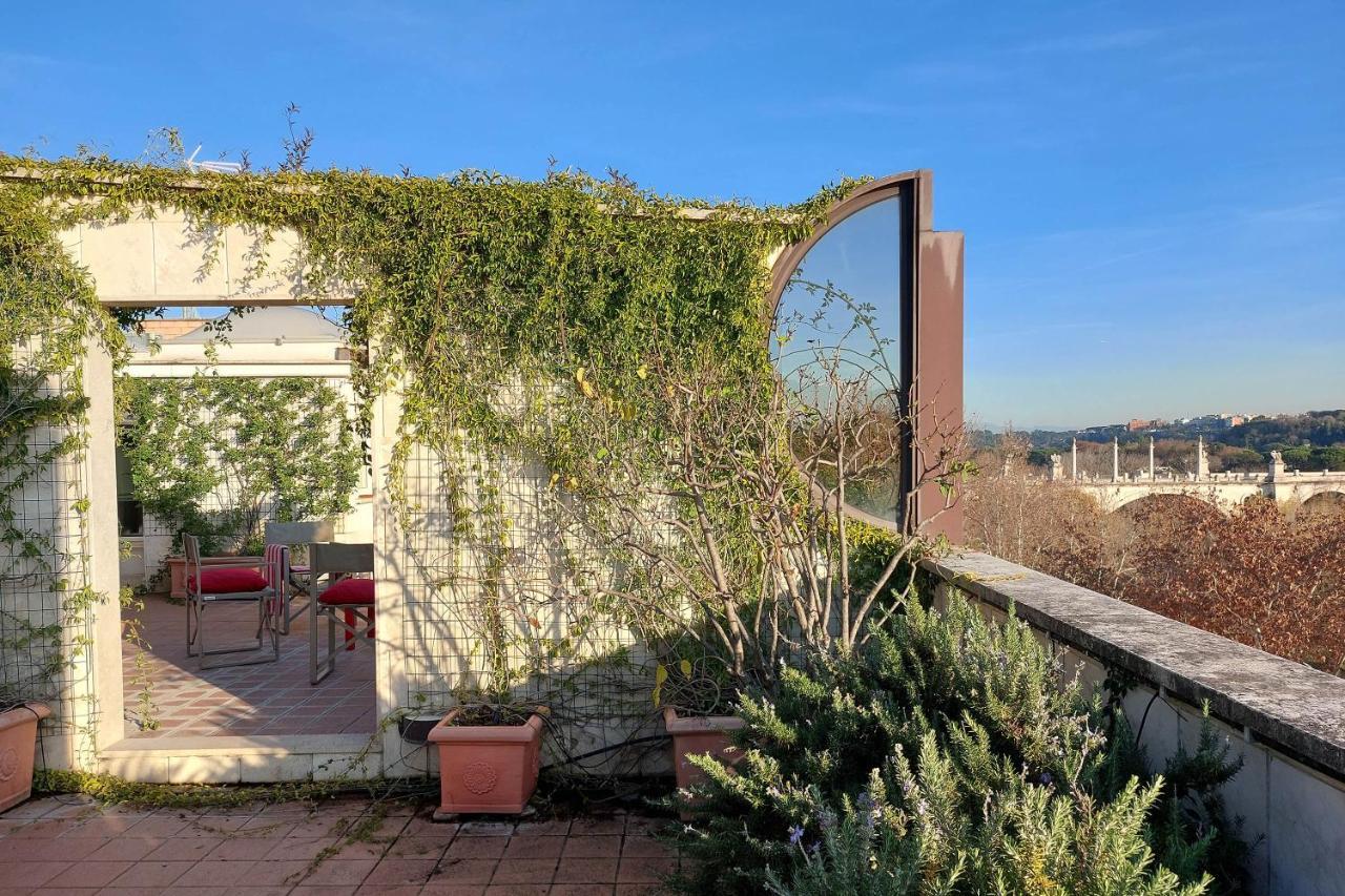 Beautiful Loft In Ponte Milvio With Terrace Roma Exterior foto