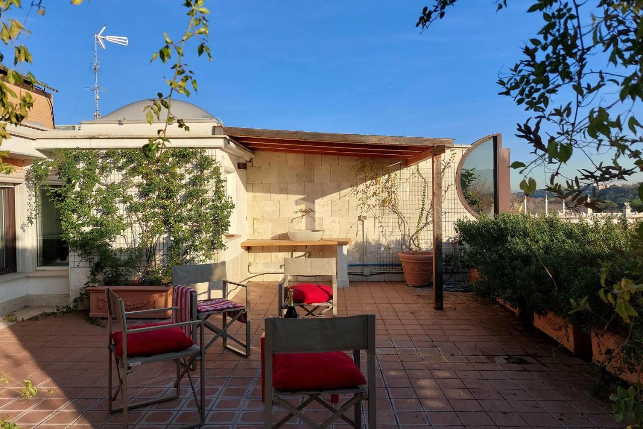 Beautiful Loft In Ponte Milvio With Terrace Roma Exterior foto
