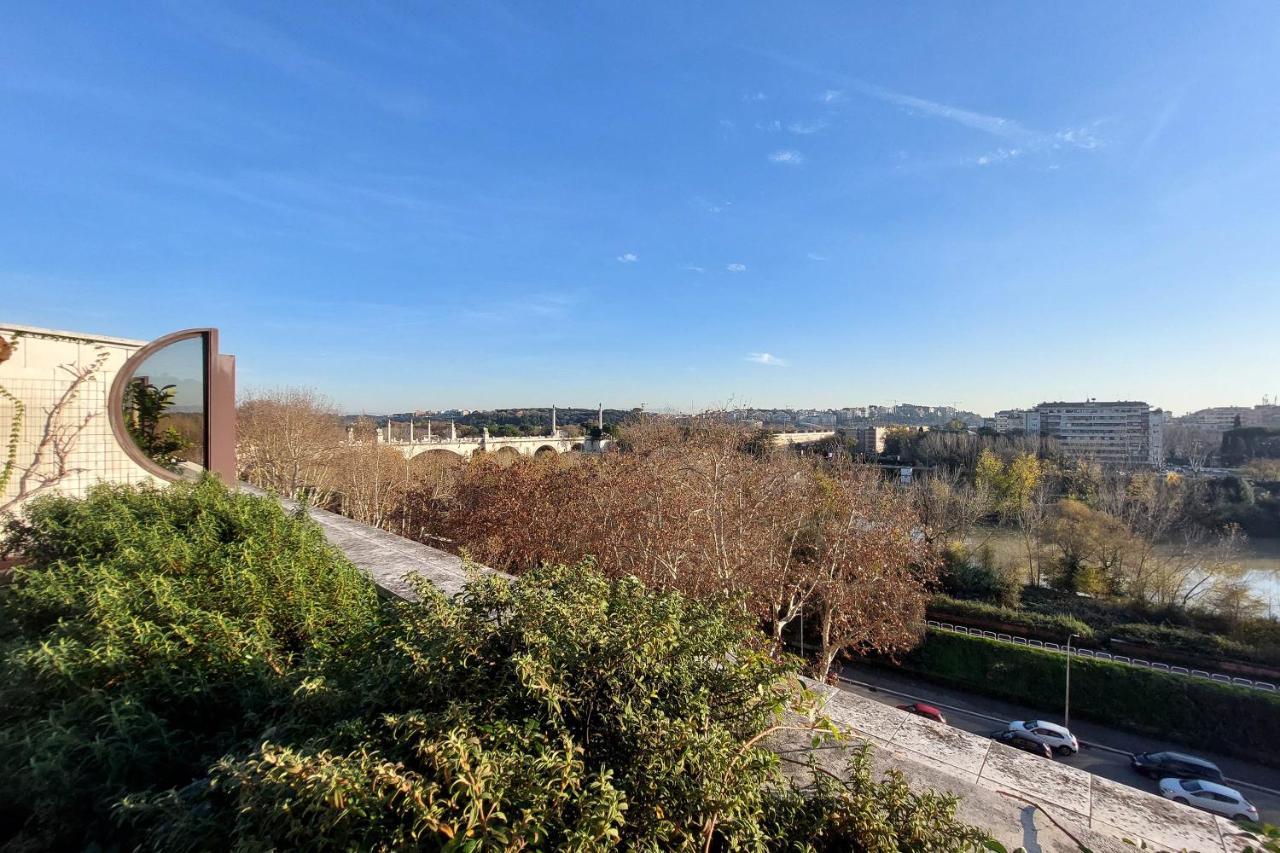 Beautiful Loft In Ponte Milvio With Terrace Roma Exterior foto