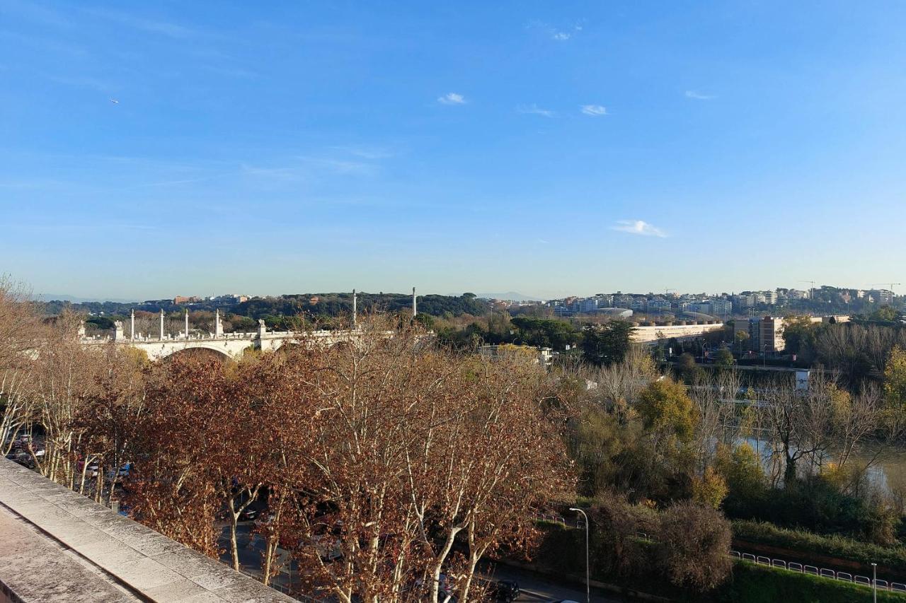 Beautiful Loft In Ponte Milvio With Terrace Roma Exterior foto